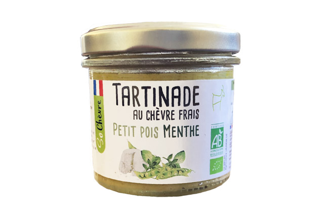 Tartinade au chèvre frais - Petit Pois & Menthe