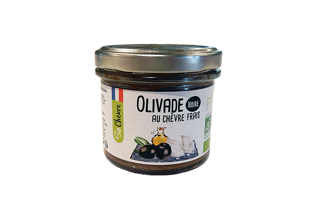 Olivade au chèvre frais - Noire