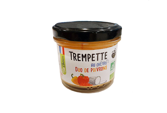 Trempette au chvre - Duo de Poivrons